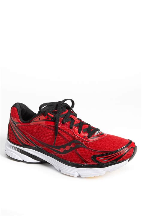 Saucony Progrid Mirage 2 Running Shoe In Red For Men Red Black