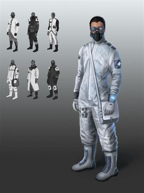 Sci Fi Medic Personagem Cyberpunk Ideias Para Personagens Star Wars