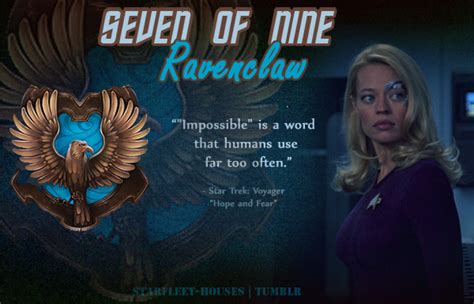 Seven Of Nine Ravenclaw Star Trek Voyager Fan Art