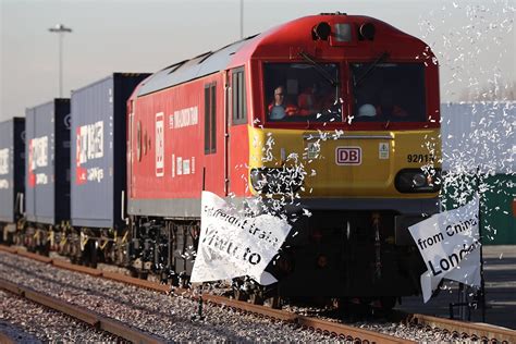 First Freight Train To Arrive Today On New China Europe Route Foreign