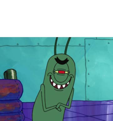 Scheming Plankton Blank Template Imgflip In Plankton Hot Sex Picture