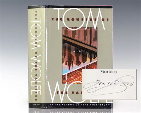 The Bonfire Of The Vanities Tom Wolfe First Edition Signed