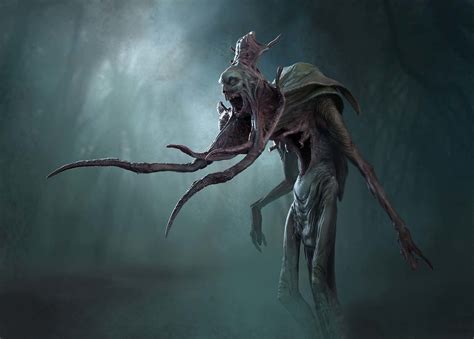 Horror Creature Concept By Ang Chen Creature Artwork Beast Creature