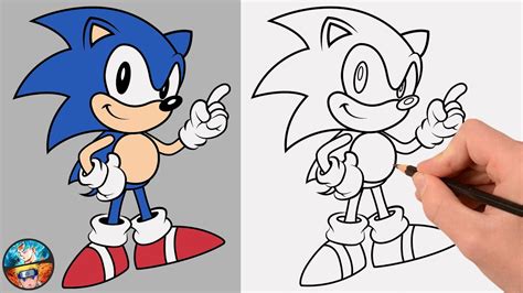 Como Dibujar A Sonic FÁcil Paso A Paso Dibujando Sonic Dibujos Para