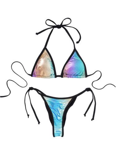 women s micro bikini set push up bra g string thongs bathing suit sexy swimwear ebay