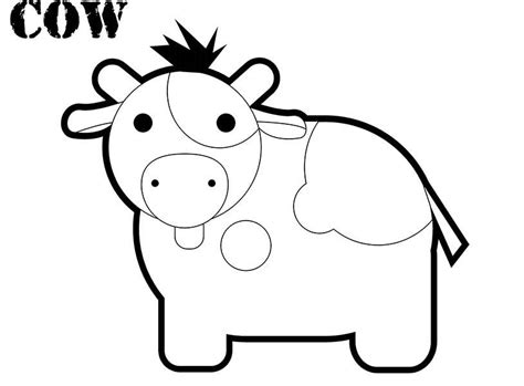 Chibi Cow Coloring Page Cow Coloring Pages Coloring Pages Coloring