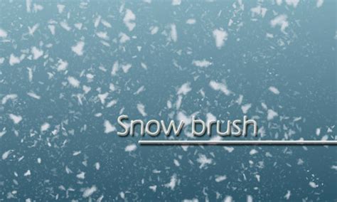 Made in photoshop elements 6.0, i'm not sure what this says about. 25+ Free Snow Brushes for Photoshop - CreativeCrunk