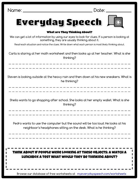 Speech Therapy Worksheets For Adults