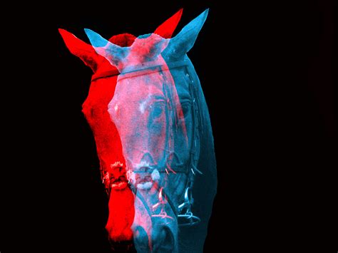 Red And Blue 3d Effect On Behance