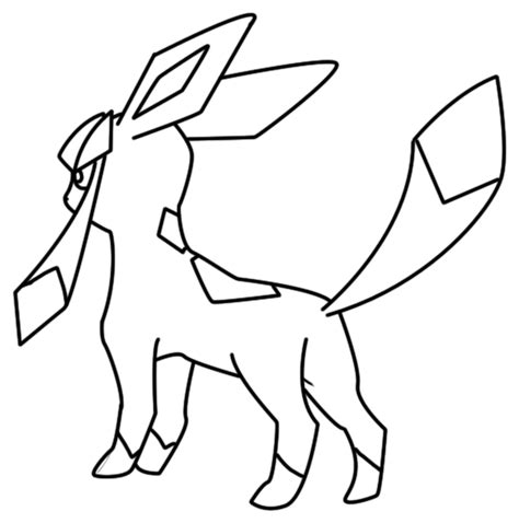 Download 285 Pokemon Glaceon Coloring Pages Png Pdf File