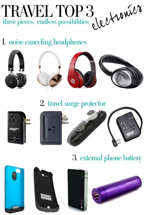 Travel Top 3 Electronics Hitha On The Go