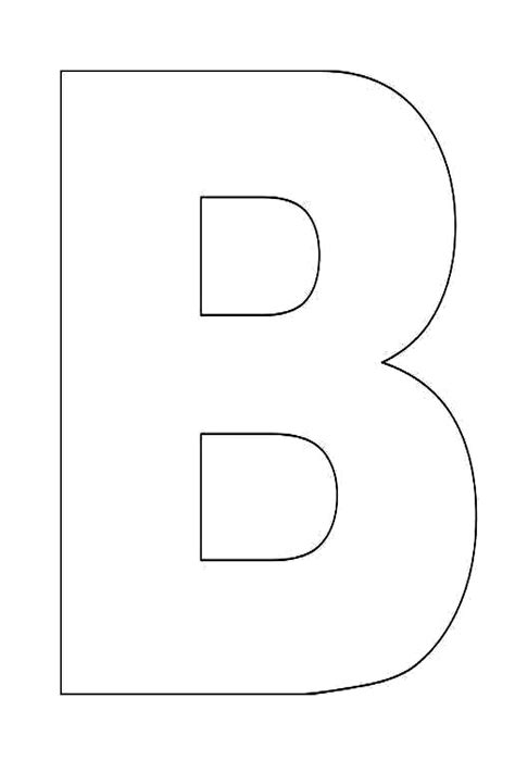 letter b outline clipart - Clipground