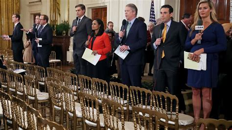 Reporters Slam White House Decision To Bar Cnns Acosta Cnn