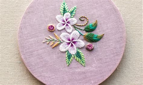 7 Techniques For Gorgeous Hand Embroidered Flowers Craftsy