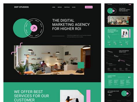 Design Agency Website Uplabs