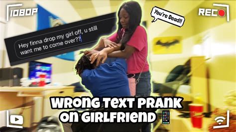 I Sent My Girlfriend The Wrong Text Message Prank We Fought