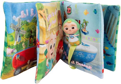 Cocomelon Musical Nursery Rhyme Singing Time Plush Book For Kids