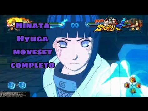Naruto Storm Hinata Hyuga Moveset Youtube