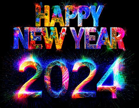 Bonne Année 2024 Carte De Voeux Photo Stock Libre Public Domain Pictures