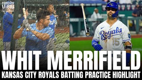 Whit Merrifield Shows Off Sneaky Home Run Power In Batting Practice