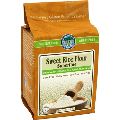 Despite the simple ingredients, fried rice. Authentic Foods Superfine Sweet Rice Flour 6 Pk. | Bread ...