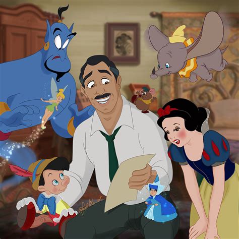 Walt Disney And His Characters By Foxwish Art On Deviantart