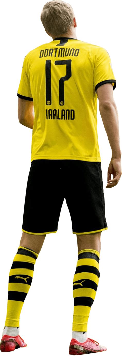 Two goals is a brace, three goals is a hat trick, and we run out of cutesy terms somewhere in between three and nine. Erling Braut Håland football render - 67629 - FootyRenders