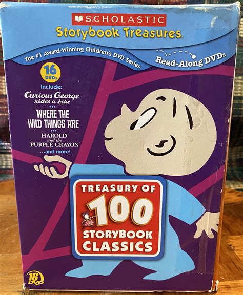 Vintage Scholastic Storybook Treasures 100 Classics on 16 DVD Box Set