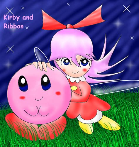 Kirby And Ribbon By Bowser2queen On Deviantart