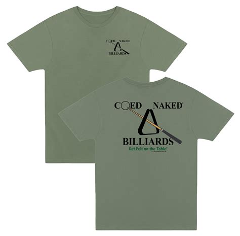 Coed Naked Billiards T Shirt Coed Naked Clothing
