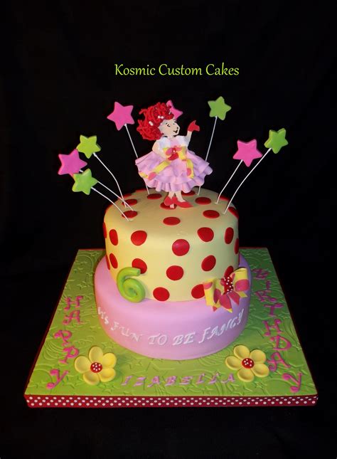 Fancy Nancy Cake For More Pics Find Us On Facebook Today Kosmic Custom Cakes Custom Cakes