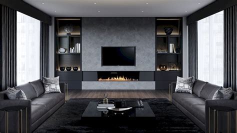 70 Light And Grey Living Room Colous Scheme Decor Ideas Black Living