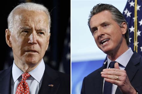 Gavin Newsom Endorses Joe Biden For President During Fundraiser Los Angeles Times