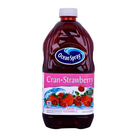 Ocean Spray Juice Drink Cranberry Strawberry 189litre Bottled Fruit