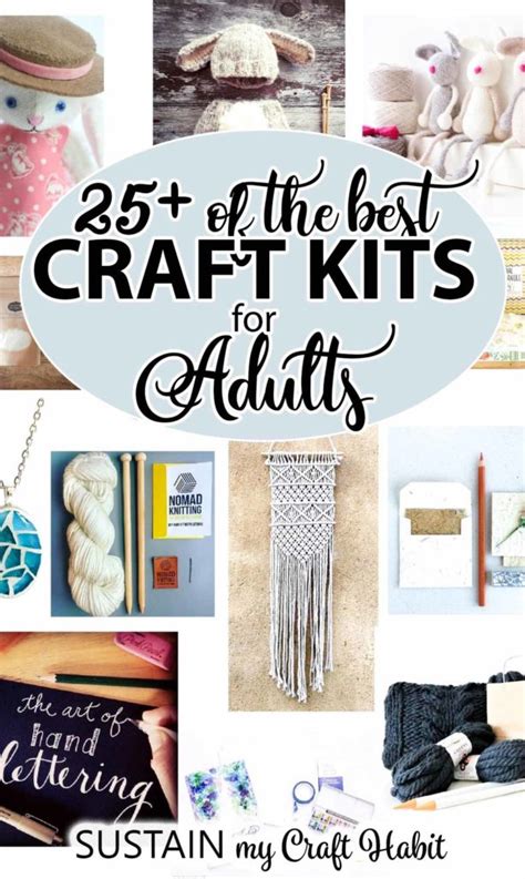 25 De Los Mejores Kits De Arte Y Artesanía Para Adultos Sustain My