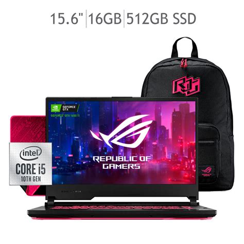Asus Rog Strix Laptop Para Gamer G15 156 Intel® Core™ I5 10300h 10th