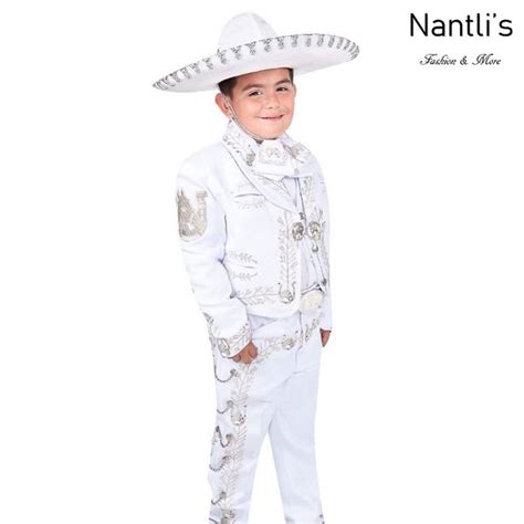 Im White Silver Traje De Charro Nino Set Completo Mariachi Suit Charro Suit Jackets