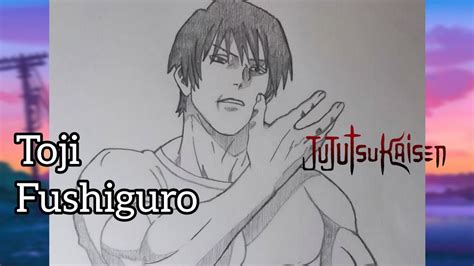 How To Draw Toji Fushiguro Jujutsu Kaisen Easy Drawing JUJUTSU