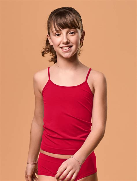 Girls Camisole Red Focenza