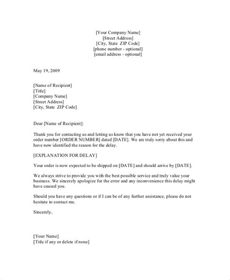 sample business apology letter  documents   word