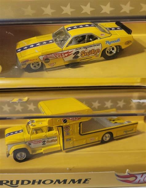 Don Prudhomme The Snake 2 Car Set 2011 Hot Wheels Red Line Club