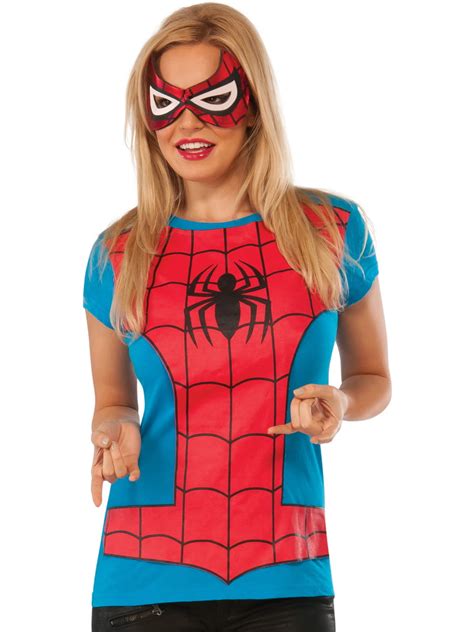 Rubies Costume Co Womens Adult Spider Girl T Shirt And Mask Set Costume