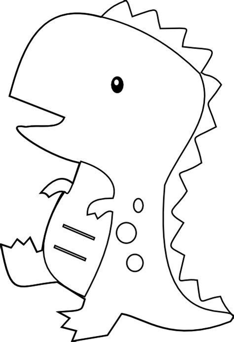 Cute dinosaur for kids coloring pages are a fun way for kids of all ages to develop creativity, focus, motor skills and color recognition. Dinosaur coloring pages, Dinosaur coloring, Dinosaur template
