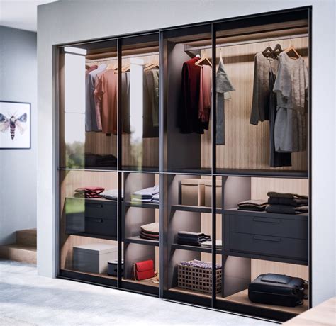 Sliding closet or wardrobe doors usually come with all the running gear and tracks needed for installation. Go Modern Ltd > Wardrobes > Layer Smoked Glass Sliding ...