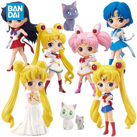 Hot Salesbandai Genuine Sailor Moon Anime Figure Qposket Tsukino Usagi