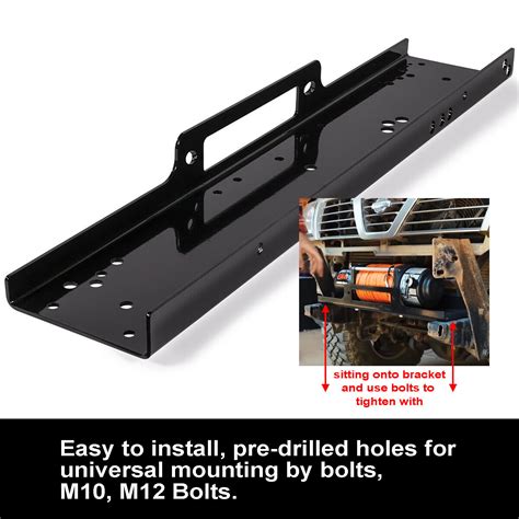 New High Quality Universal Winch Mounting Plate 9000 10000 12000 13000