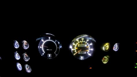 1995 Kenworth T600 With Led Bulbs In The Gauges Youtube