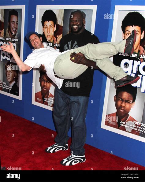 Adam Sandler And Shaquille Oneal Attending The Grown Ups 2 Special