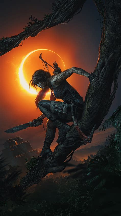 Download 1440x2560 Wallpaper Shadow Of The Tomb Raider Video Game