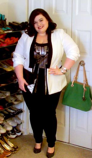 Thestylesupreme Plus Size Ootd Black And White